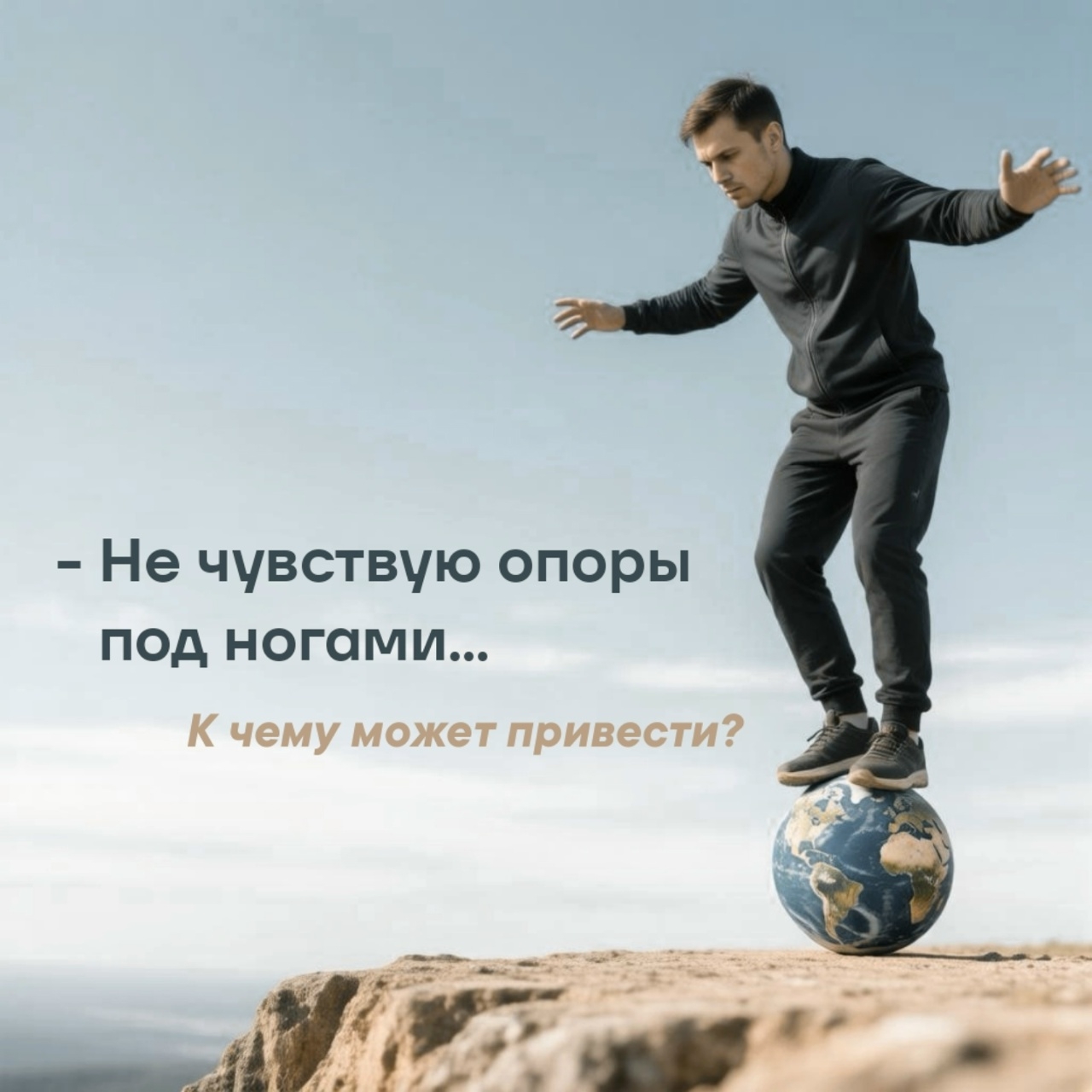 - Знакома фраза: «Не чувствую опоры под ногами»? - Уверена, что каждому из вас…